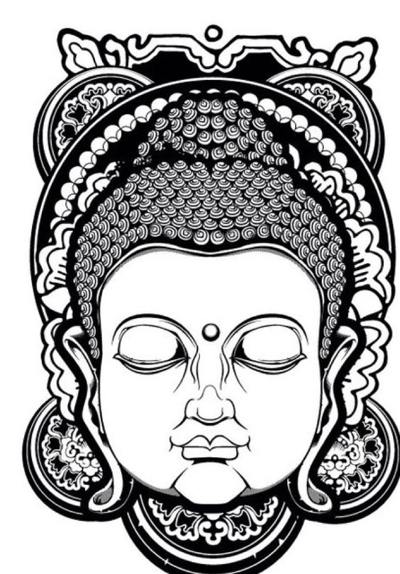 Buddha Images Outline PNG Transparent Images Free Download | Vector Files |  Pngtree